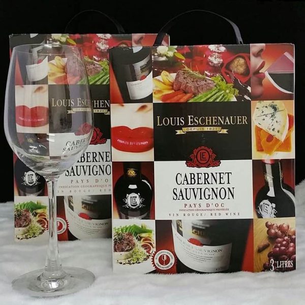 Ruou Vang Phap Louis Eschenauer Cabernet Sauvignon Bich 3l 5l